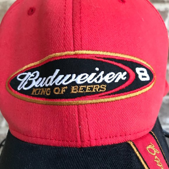 Dale Earnhardt Jr #8 Budweiser Cap Nascar Vintage - Picture 2 of 16